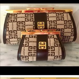 Givenchy vintage clutch and coin purse